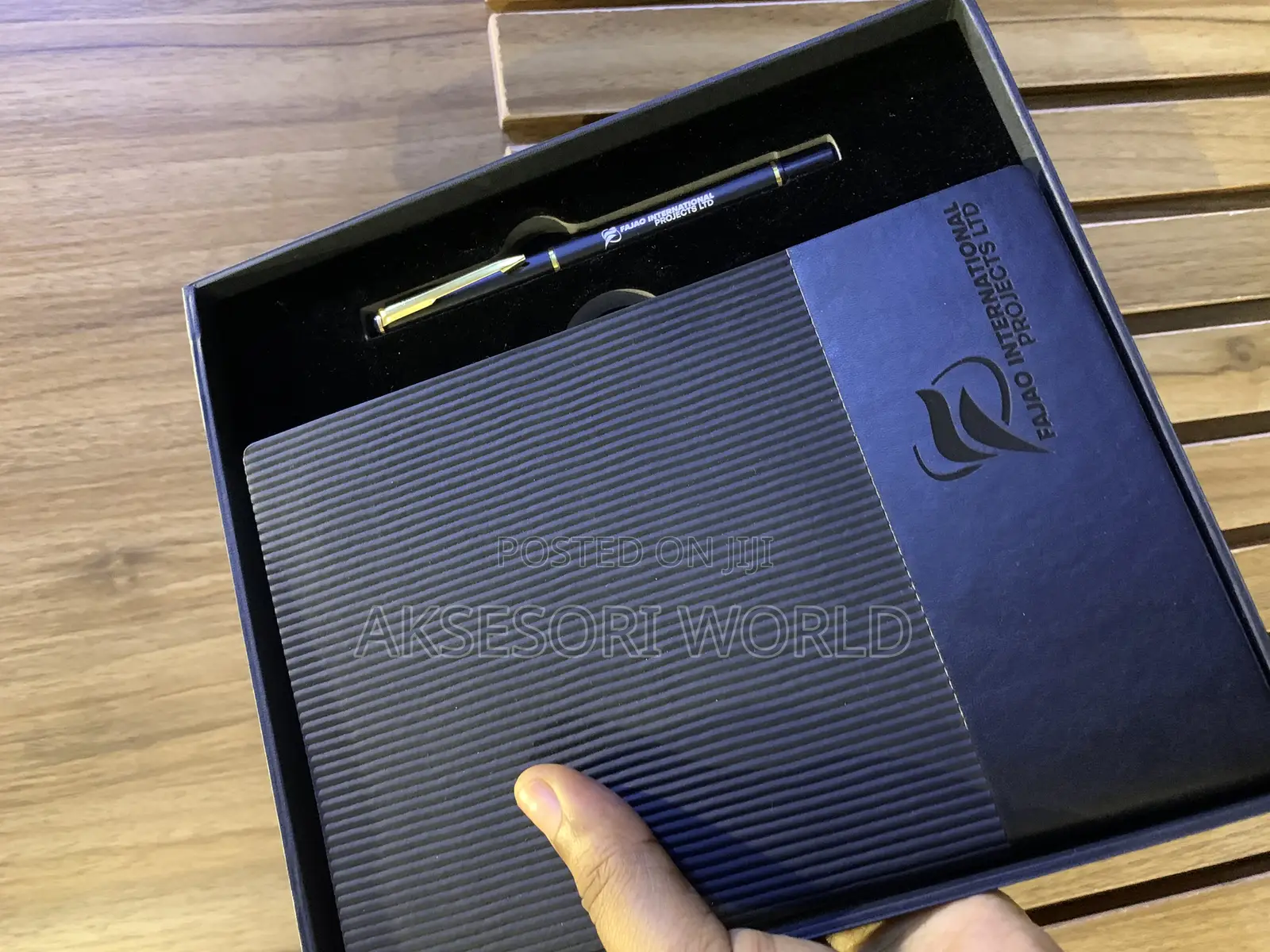 A5 Corporate Gift Set Notebook Pen Set With Free Engraving