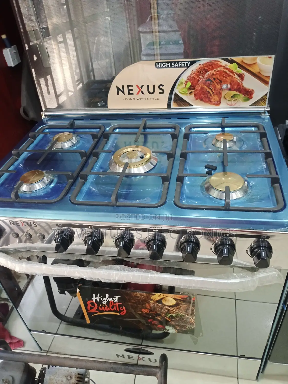 90*60cm 5 Burner Gas Cooker