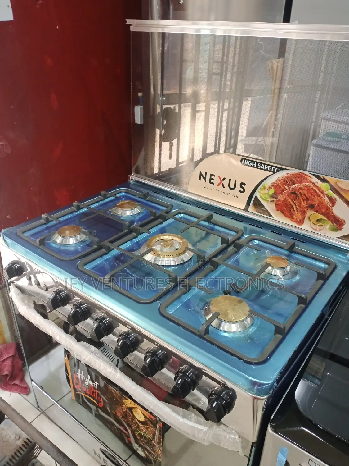 90*60cm 5 Burner Gas Cooker