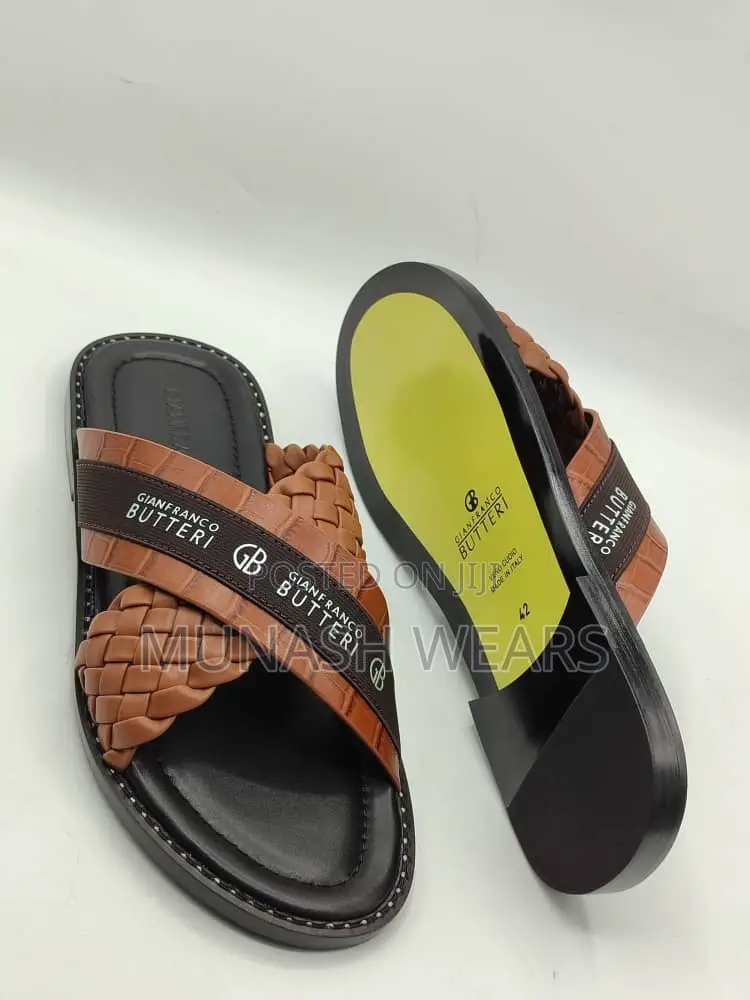 Original Italian Butteri Leather Slipers