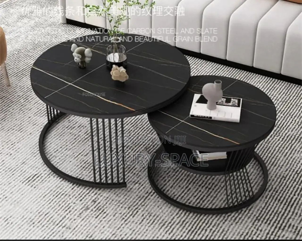 Unique Marble Center Table Set