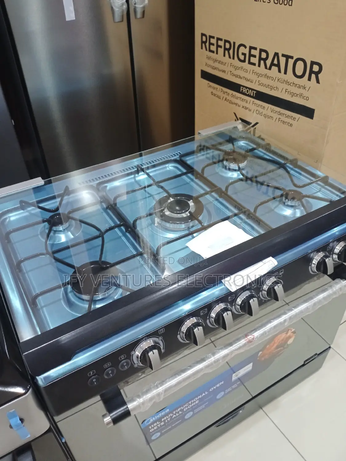 60*90cm 5 Burner Midea Gas Cooker.