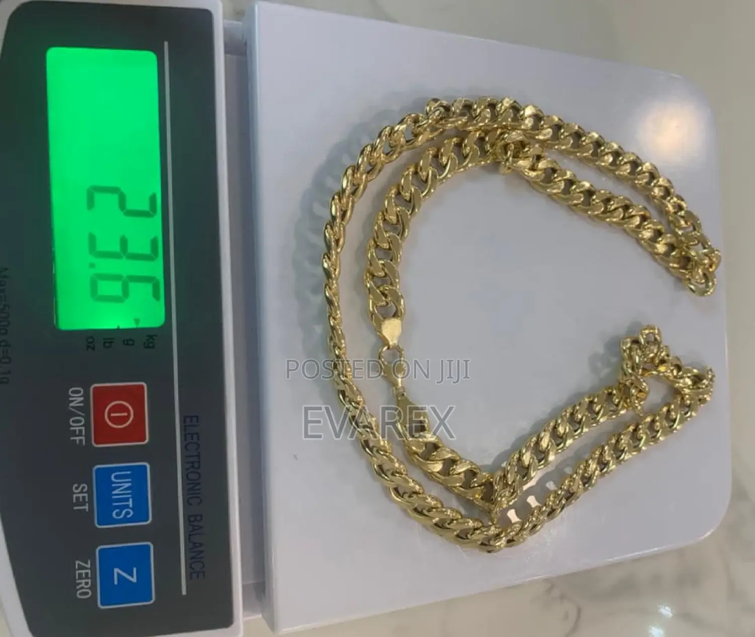 Real Pure 18krt Gold Necklace Chain