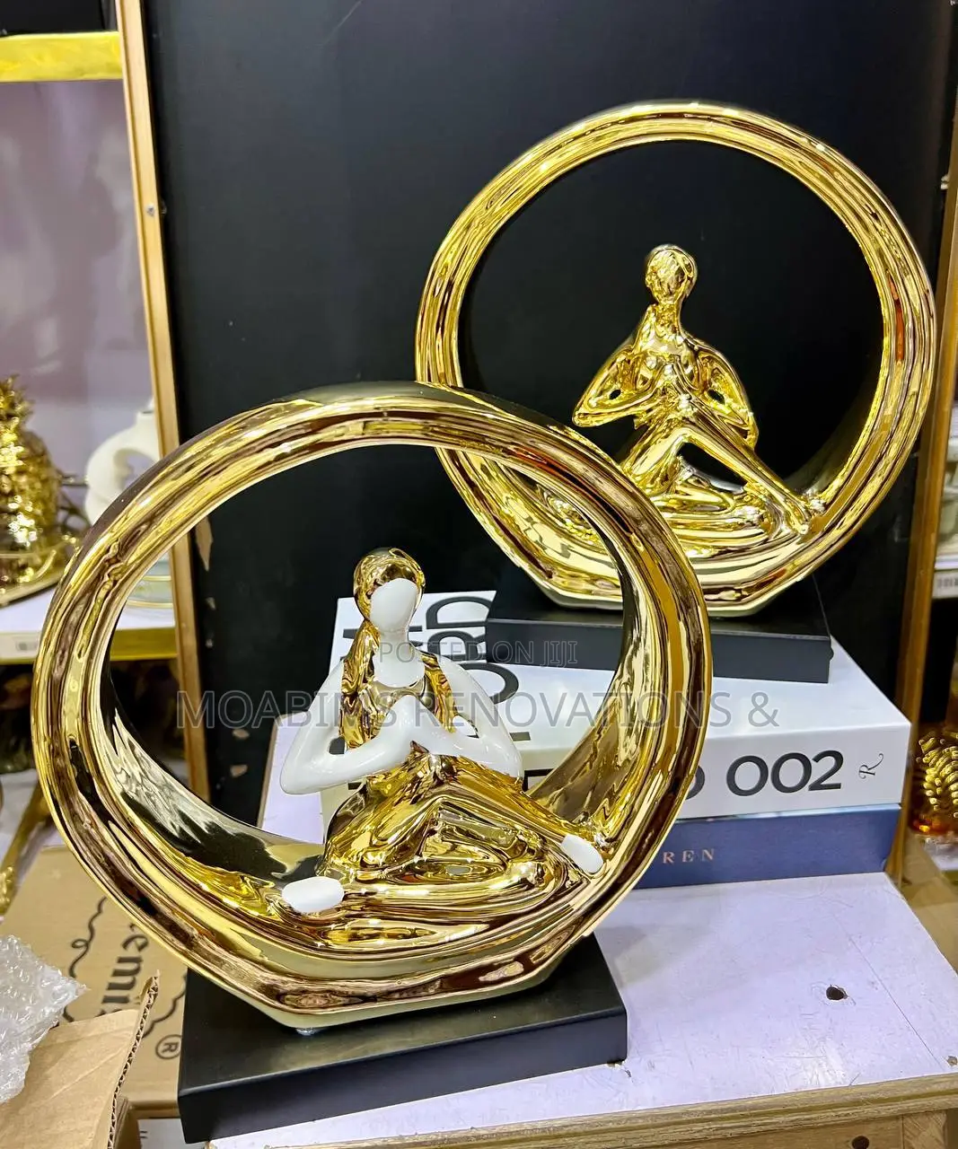 Luxury Figurine Yoga Woman Home Decor