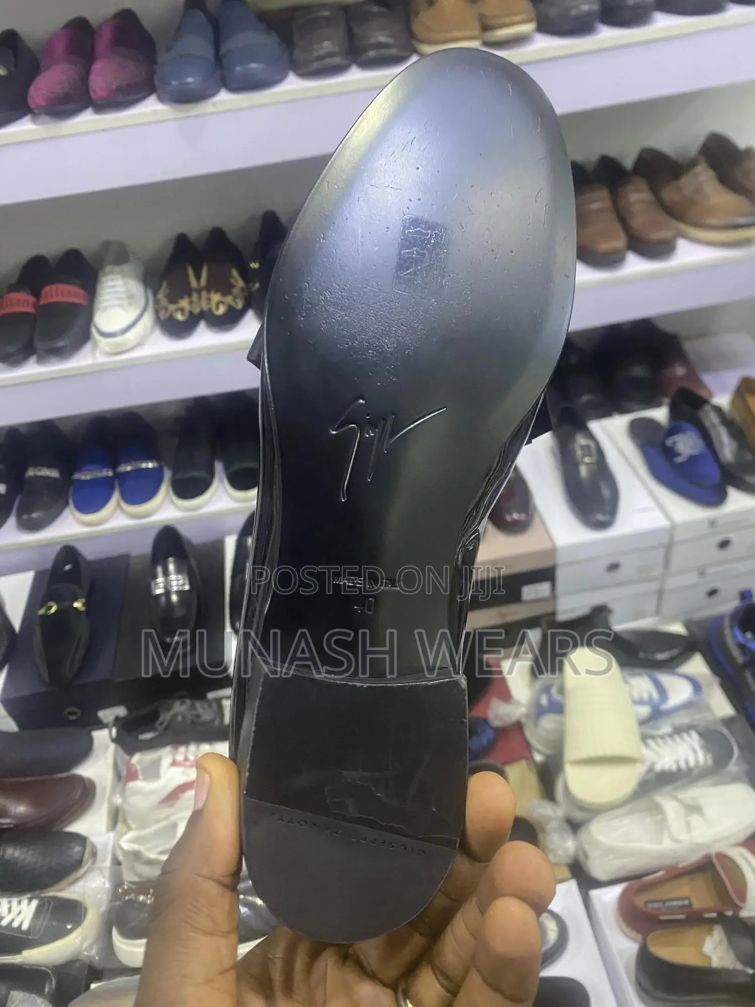 Italian Zanotti Leather Luxury Shoe