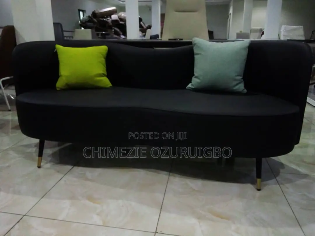 Grey/Brown/Black Office Sofa