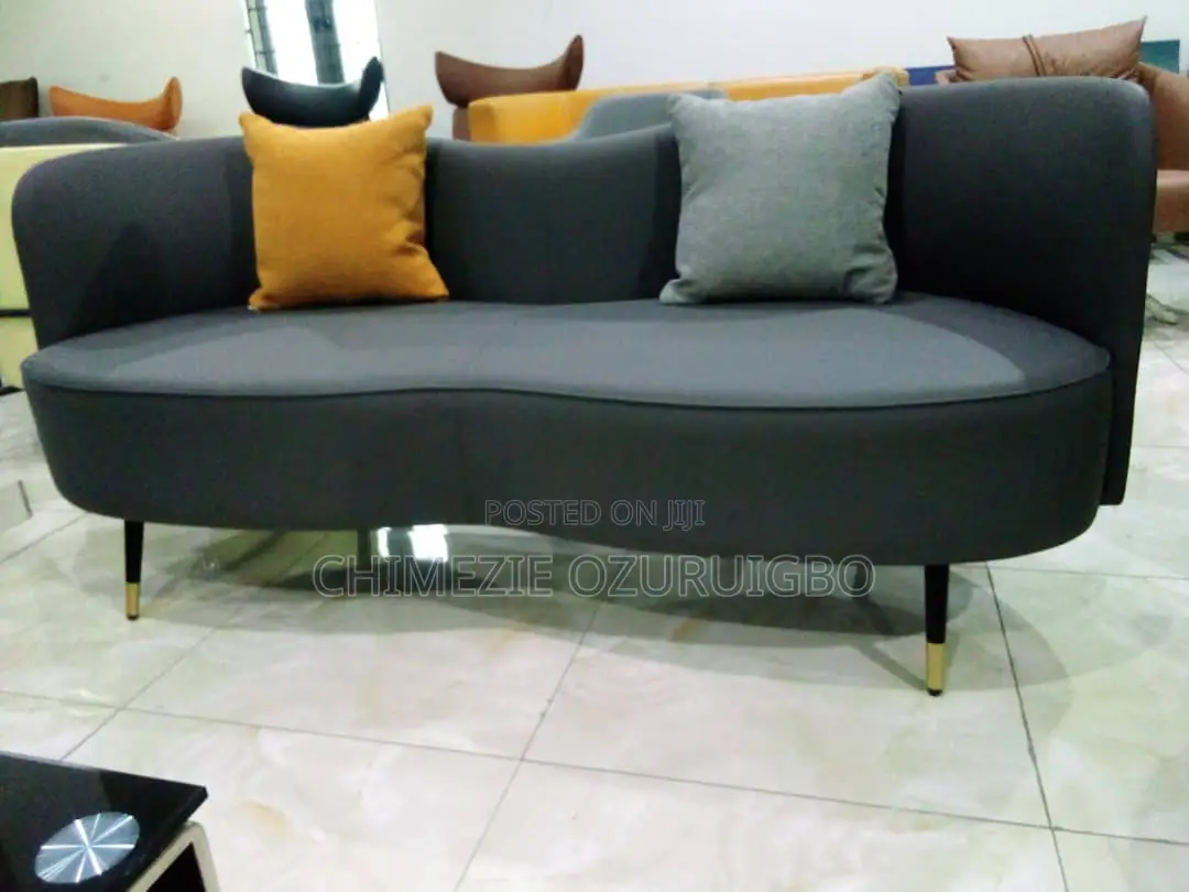 Grey/Brown/Black Office Sofa