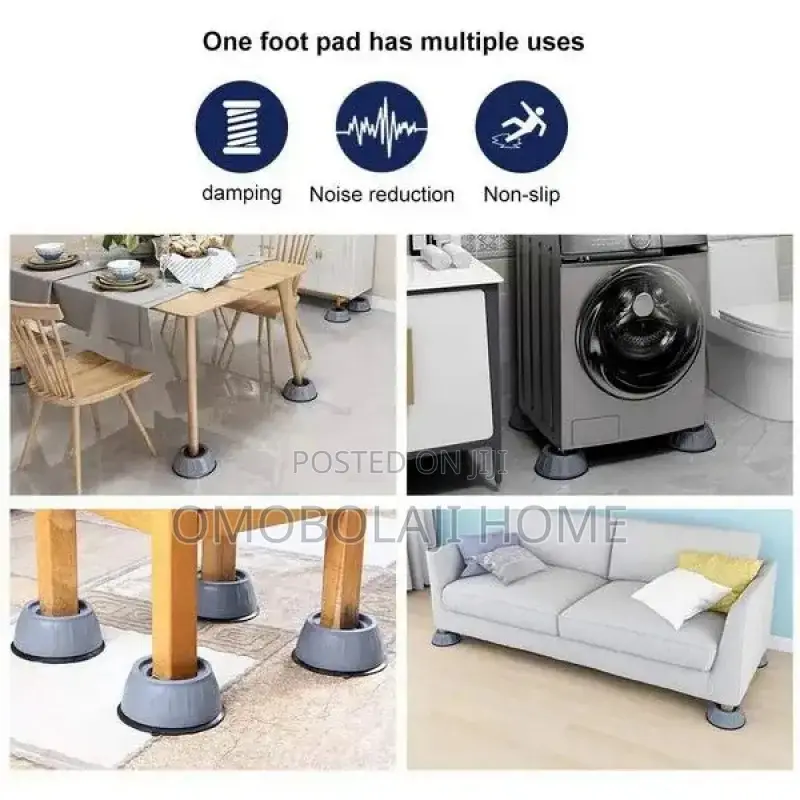 4pcs Anti Vibration Feet Pad for Washing Machine Chair Lift