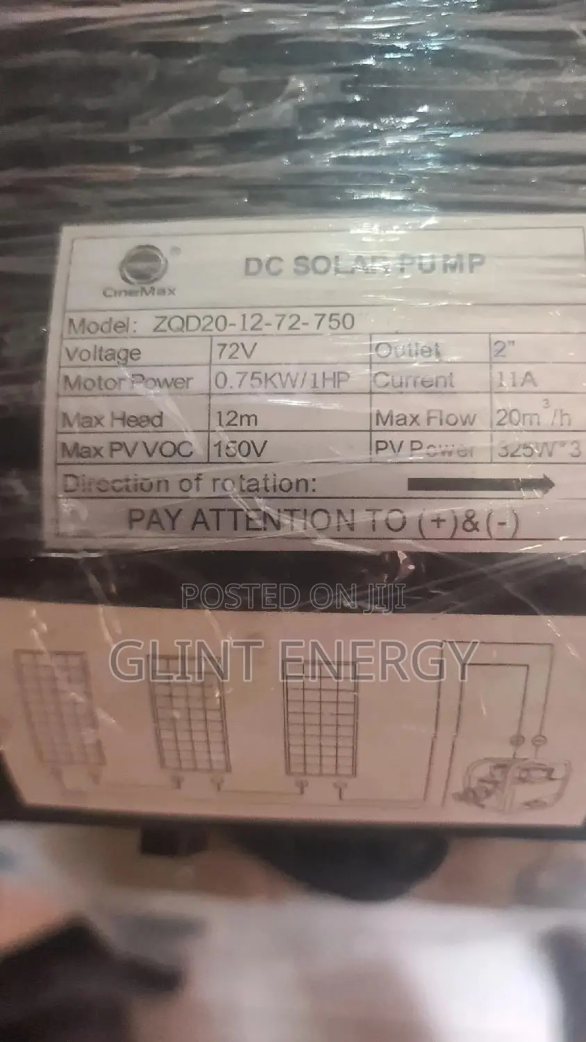1hp, 2 Inches DC Cinemax Surface Water Pump