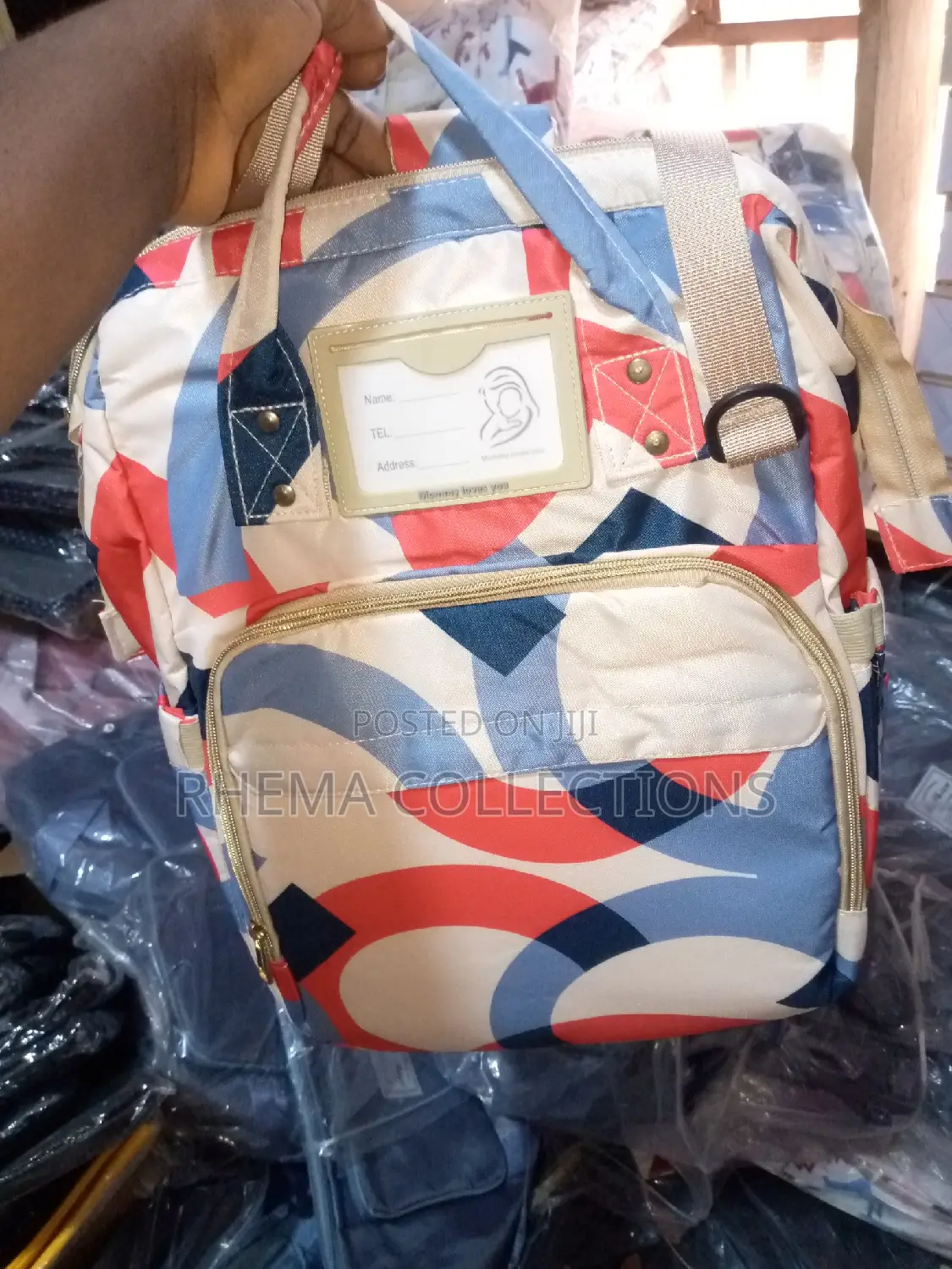 Quality Colorful Baby Bed and Diaper Backpack
