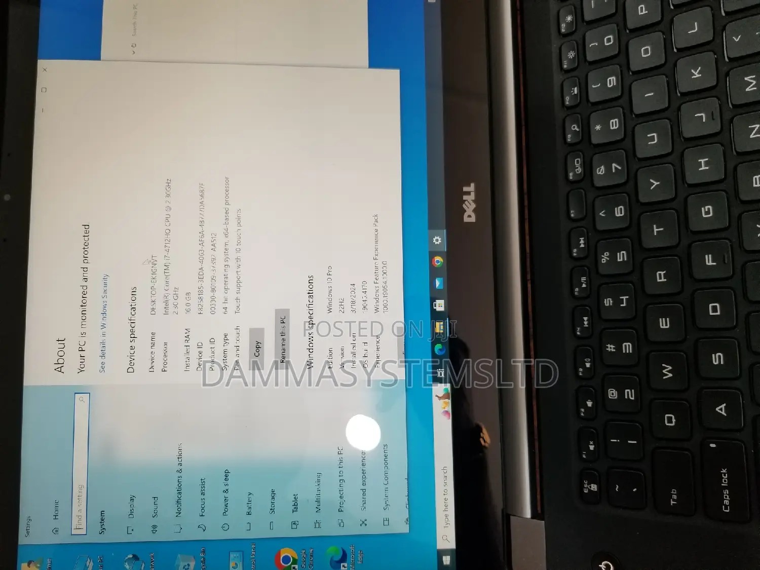 Laptop Dell Precision M3800 16GB Intel Core I7 SSD 512GB