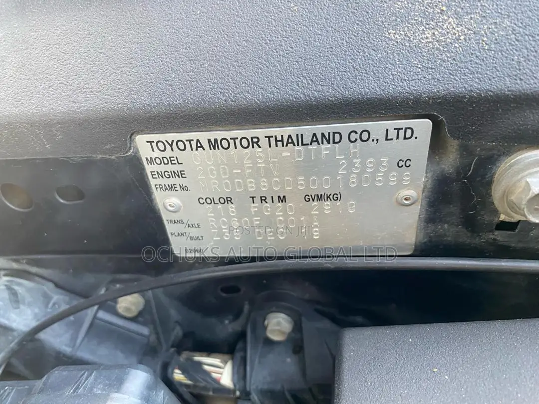 Toyota Hilux 2019 Black