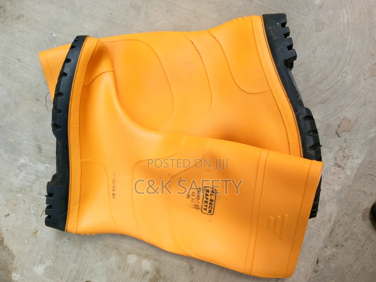 None Safety Rainboot Yellow