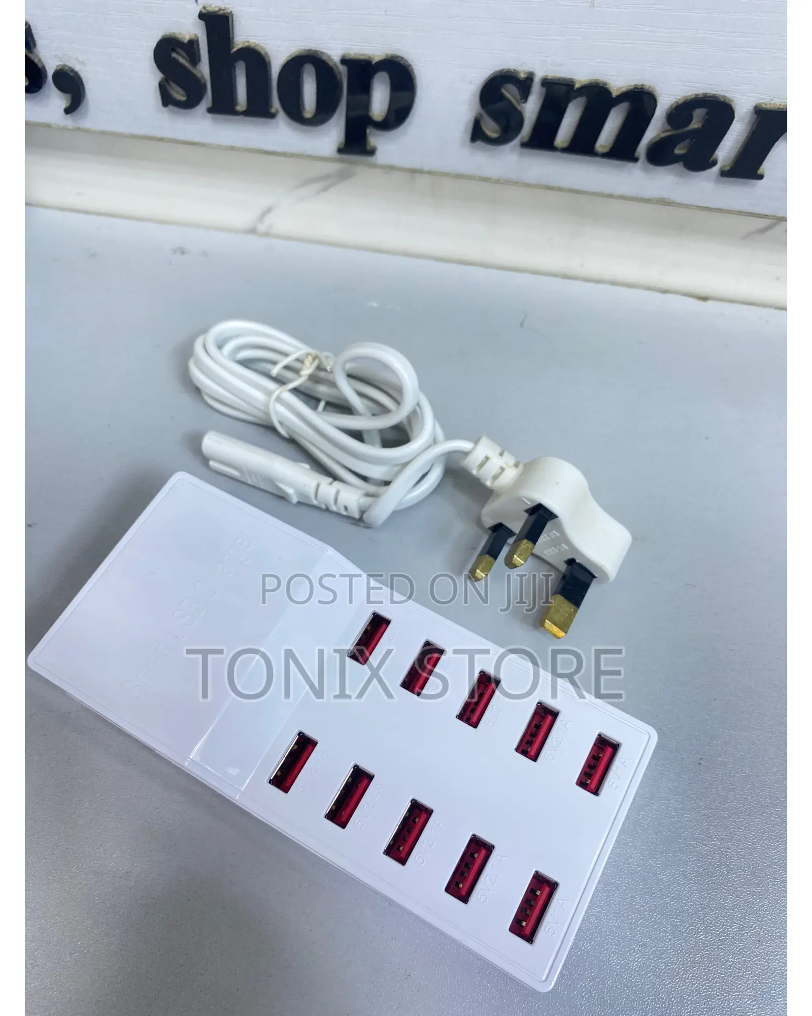 10 Port USB 50W Intelligent Charger