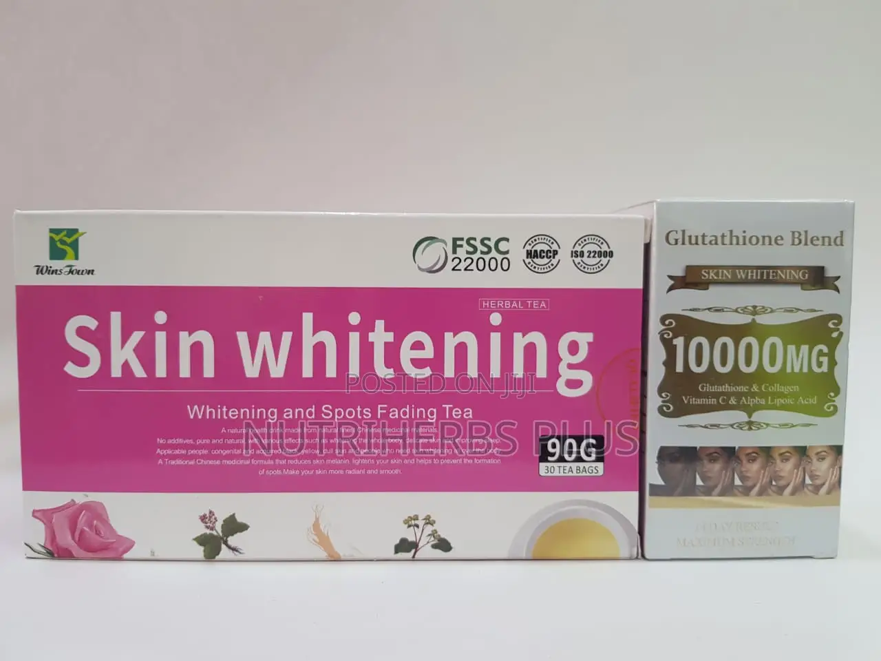 Glutathione Blend+Whitening Tea:Whitens Your Skin in 14 Days