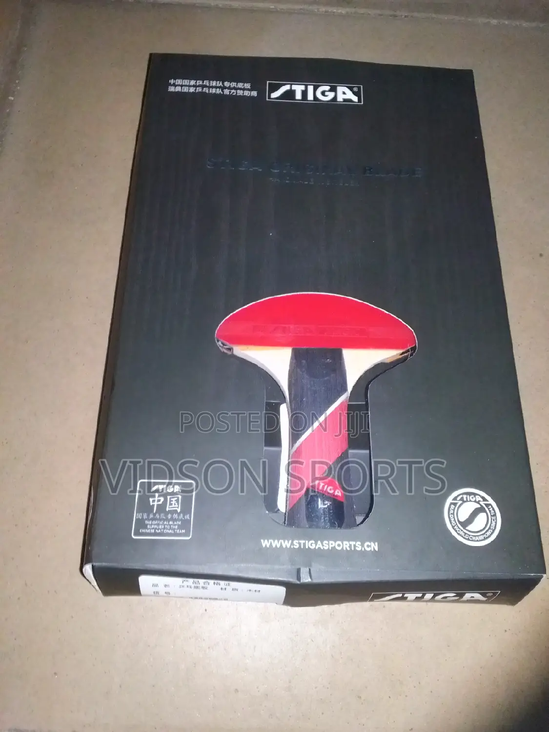 Original Tiga Table Tennis Bat