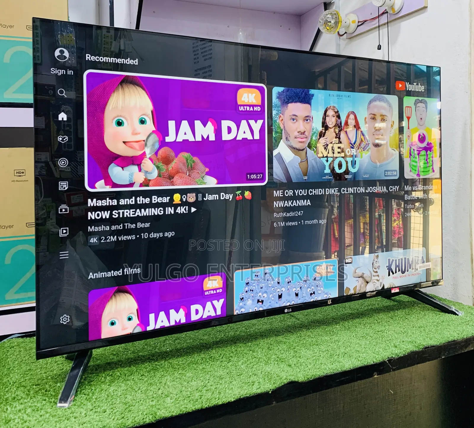 Lg 55inch Smart Tv With Netflix,Youtube, Bluetooth