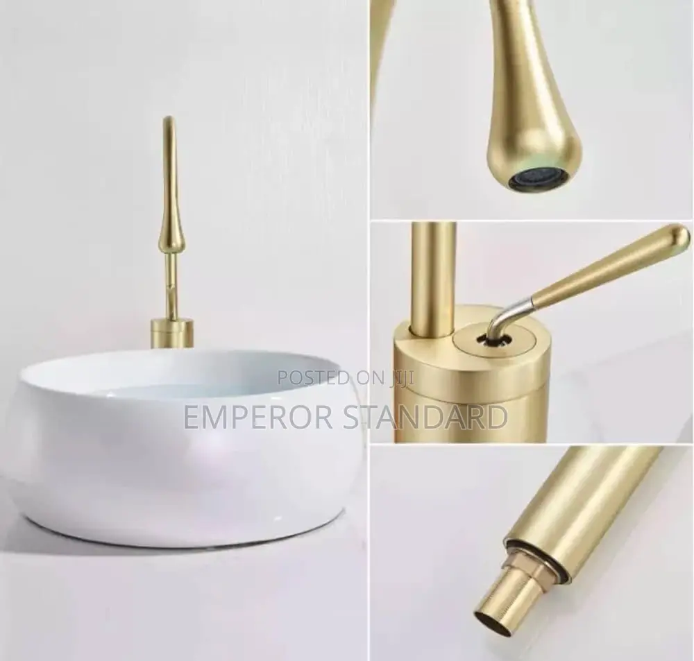 Bathroom Basin Brass - Hot and Cold Water Mixer Tap