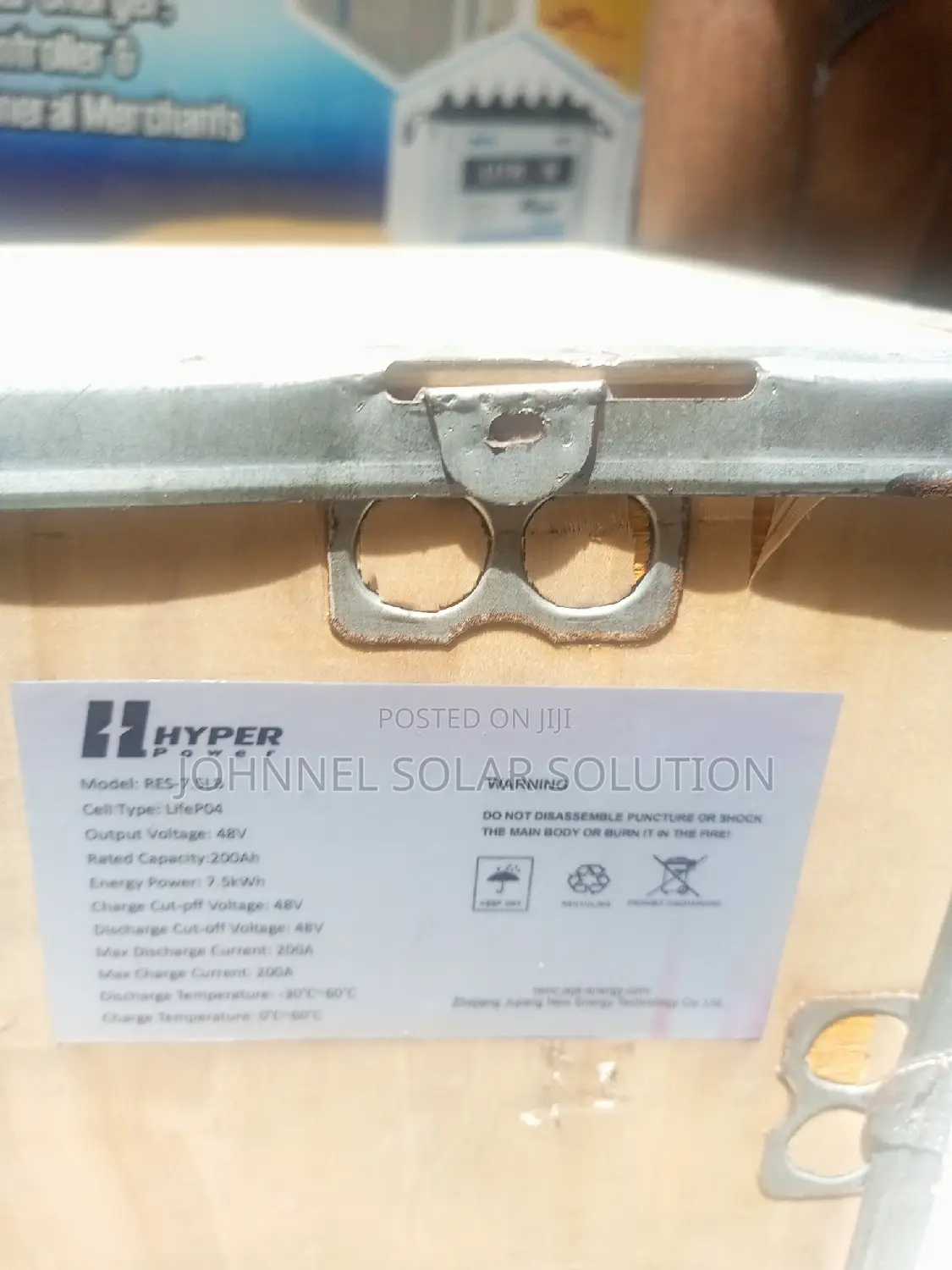 7.5kwh 51.2volts Hyper Power Lithium Ion Battery