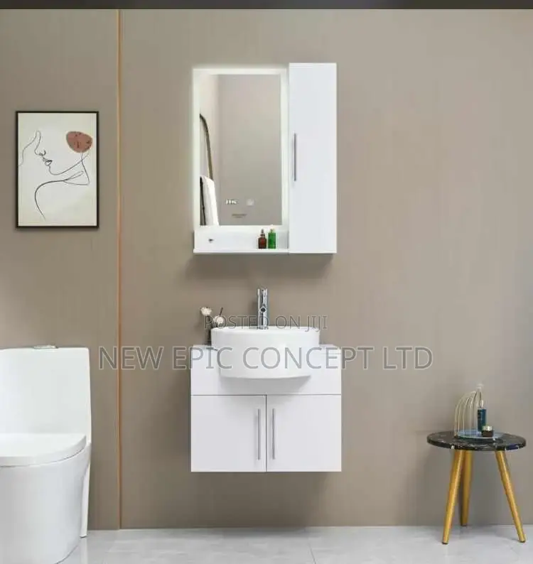 White Single Cabinet