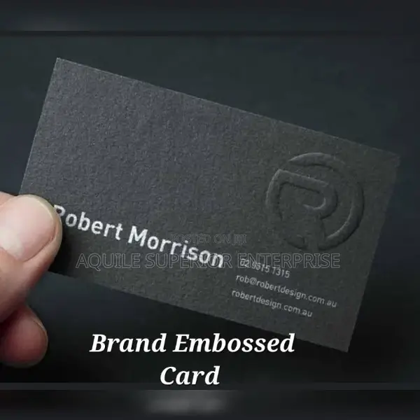 Printed Embossed Business Card for Company