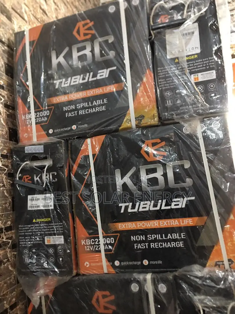 KBR Tubular Battery 220a/12v