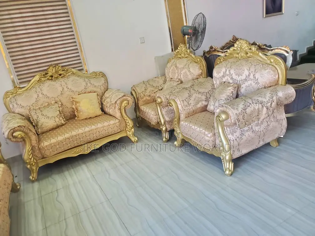 7seater Imported Turkish Royal Fabric Sofa Chair
