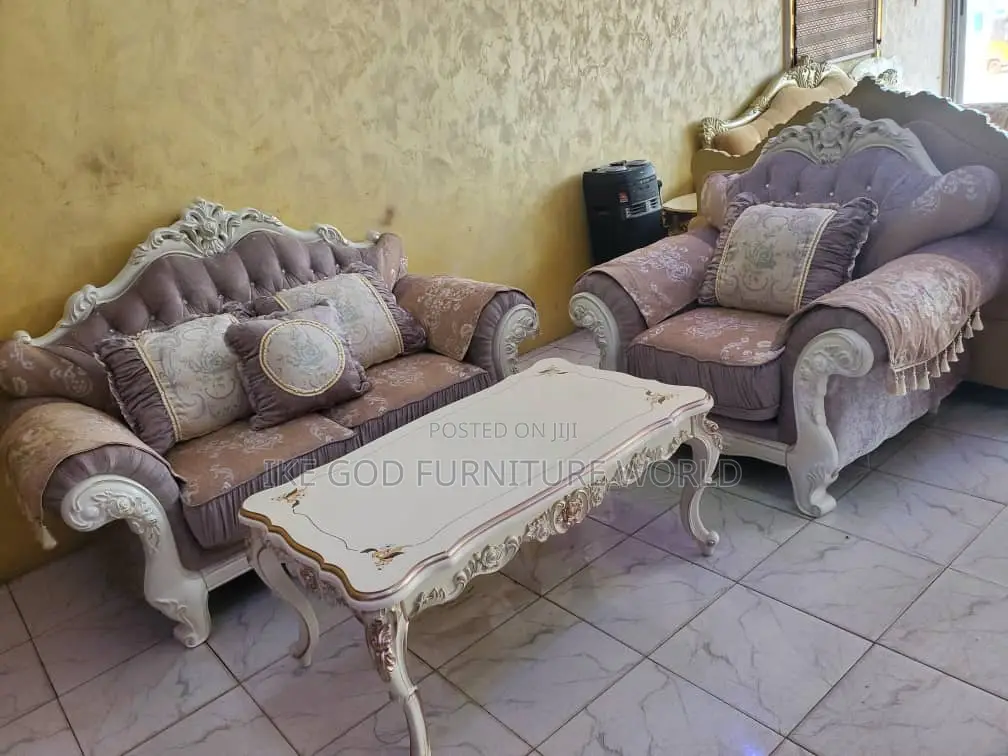 7seater High Quality Turkish Royal Fabric Sofa Chair