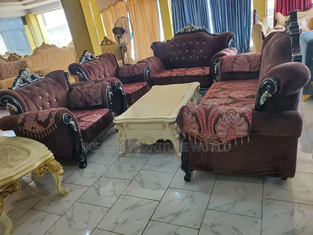 7seater Imported Turkish Royal Fabric Sofa Chair