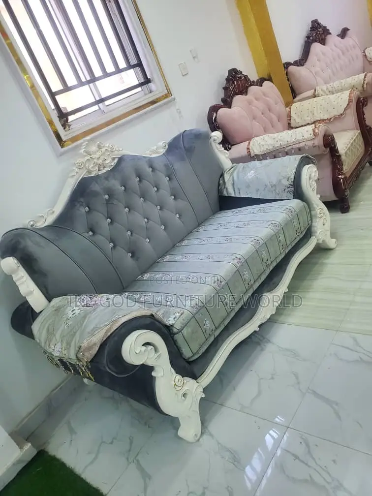 7seater Imported Turkish Royal Fabric Sofa Chair