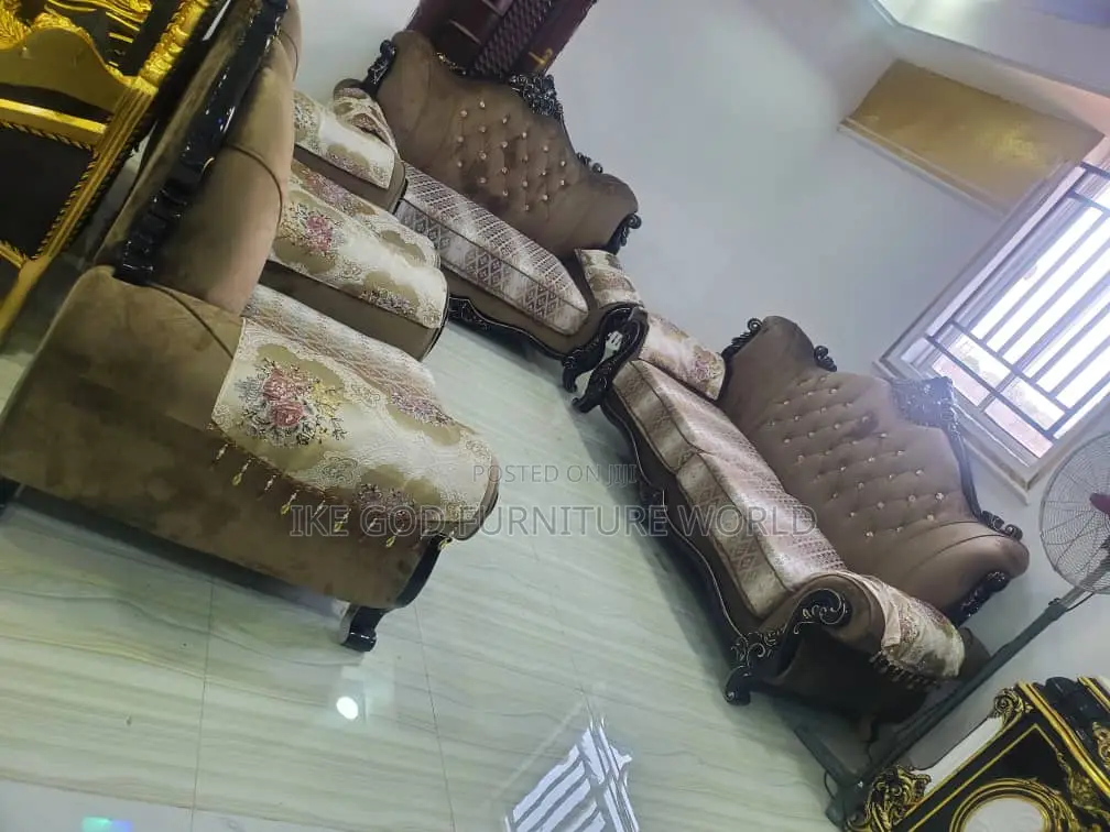 7seater Imported Turkish Royal Fabric Sofa Chair