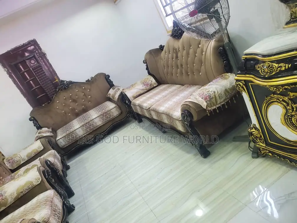 7seater Imported Turkish Royal Fabric Sofa Chair
