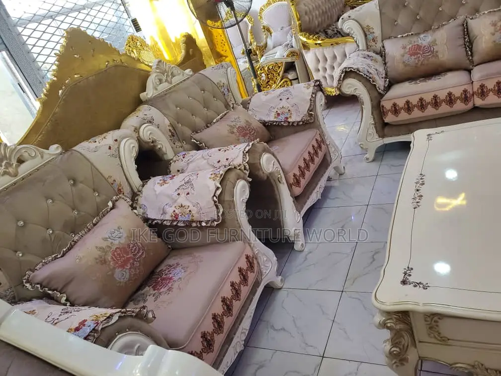 7seater Imported Turkish Royal Fabric Sofa Chair