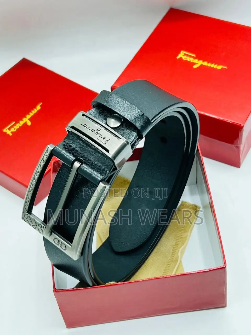 Original Leather Feragamo Belt