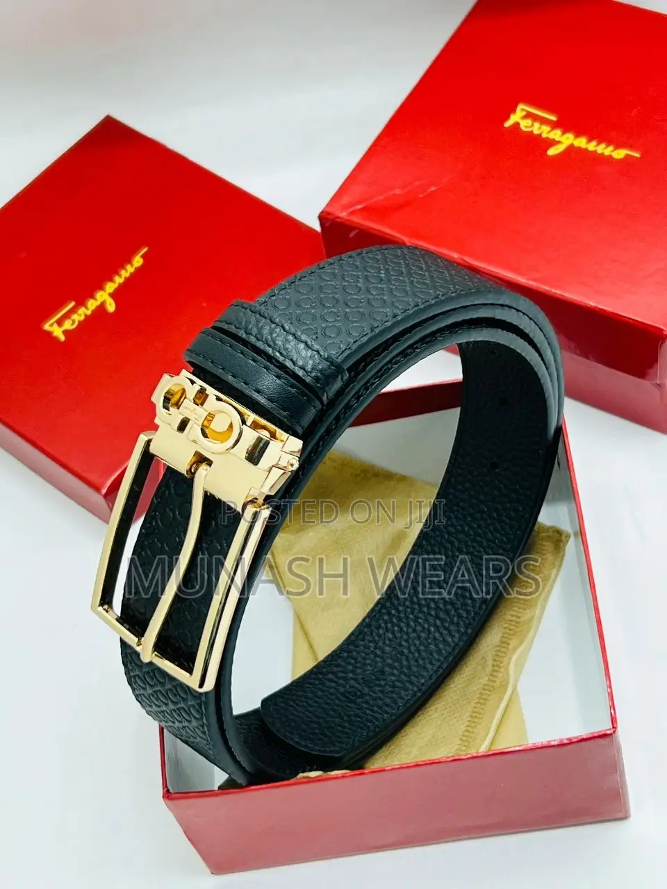 Original Leather Feragamo Belt