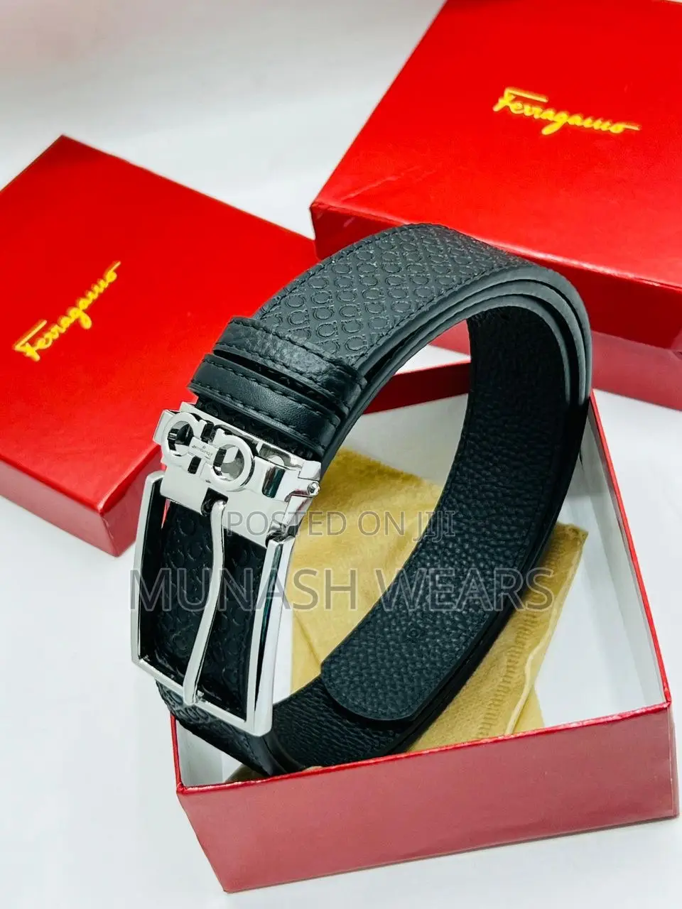 Original Leather Feragamo Belt
