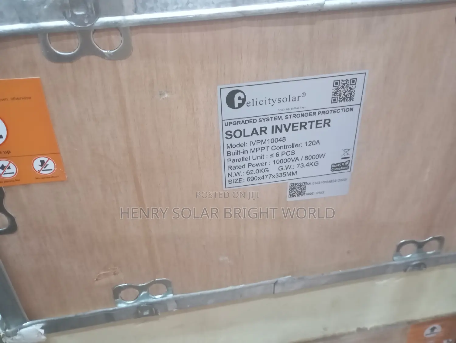 Felicity Inverter 10kva 48v Hibrid Ivpm10048