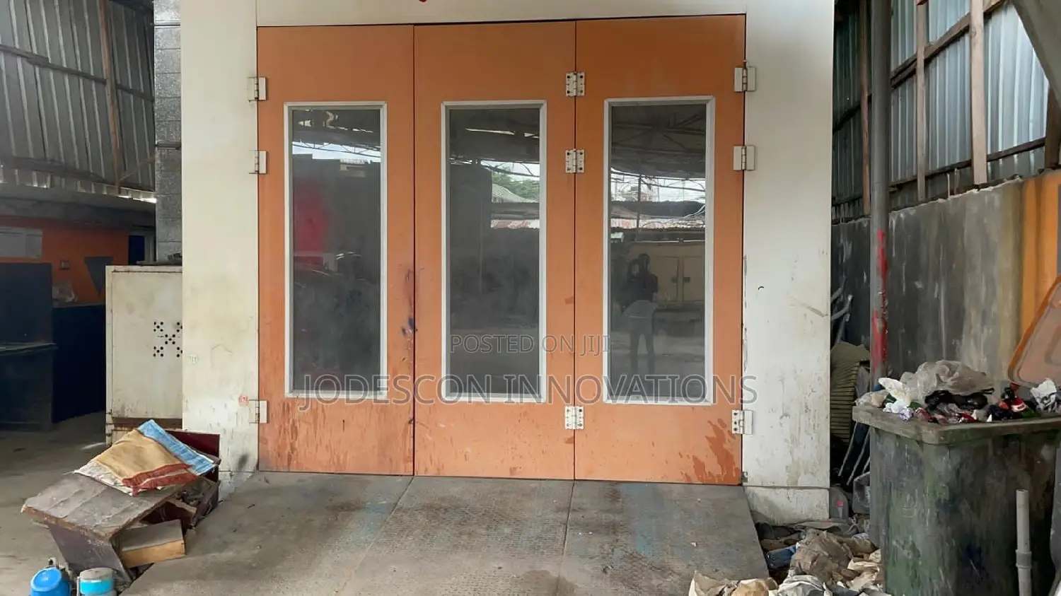Fairly Used Spraybooth for Sale With Compressor