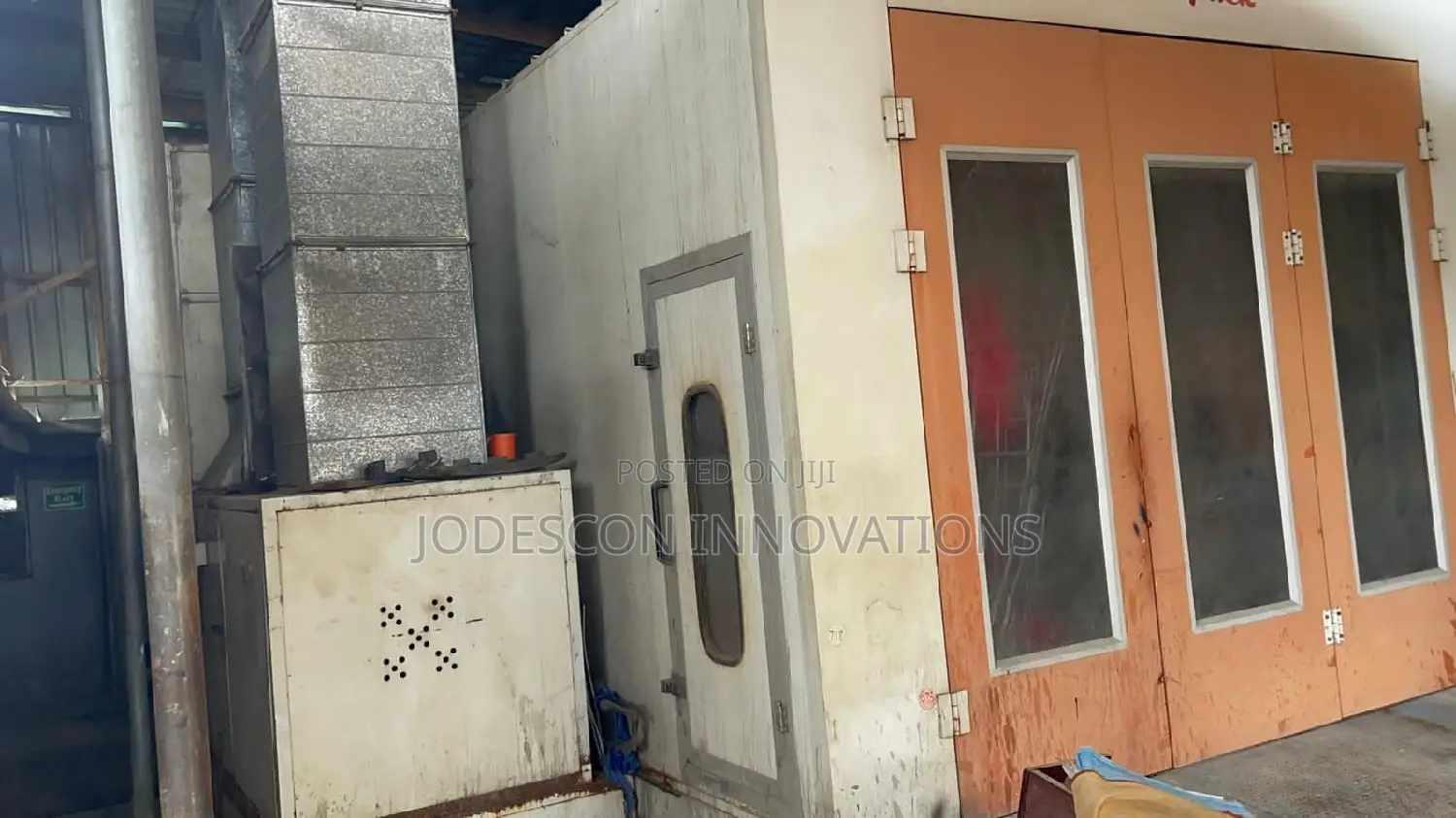Fairly Used Spraybooth for Sale With Compressor