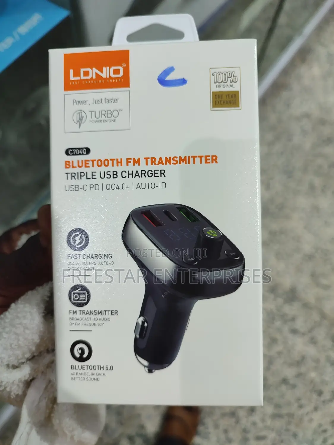 Ldnio Fm Transmitter Car Charger 3 USB Pd. Ldnio Mp3 Player