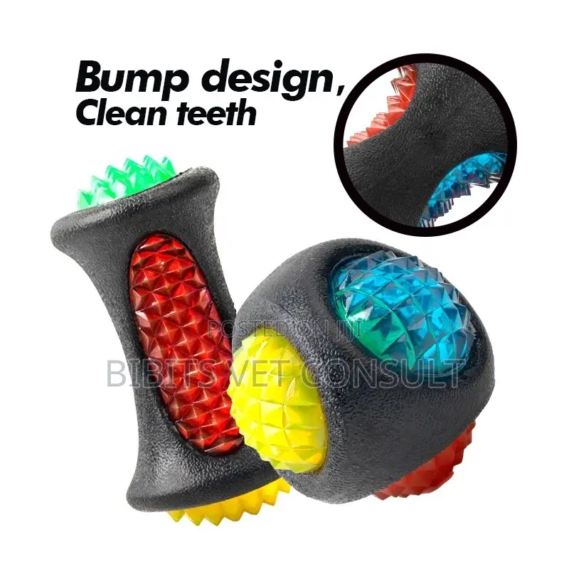 Luminous Rubber Flashing Bite Resistant Dog Toy