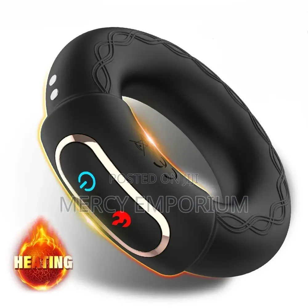 Vibrating Cock Ring Heating Male Ejaculation Delay