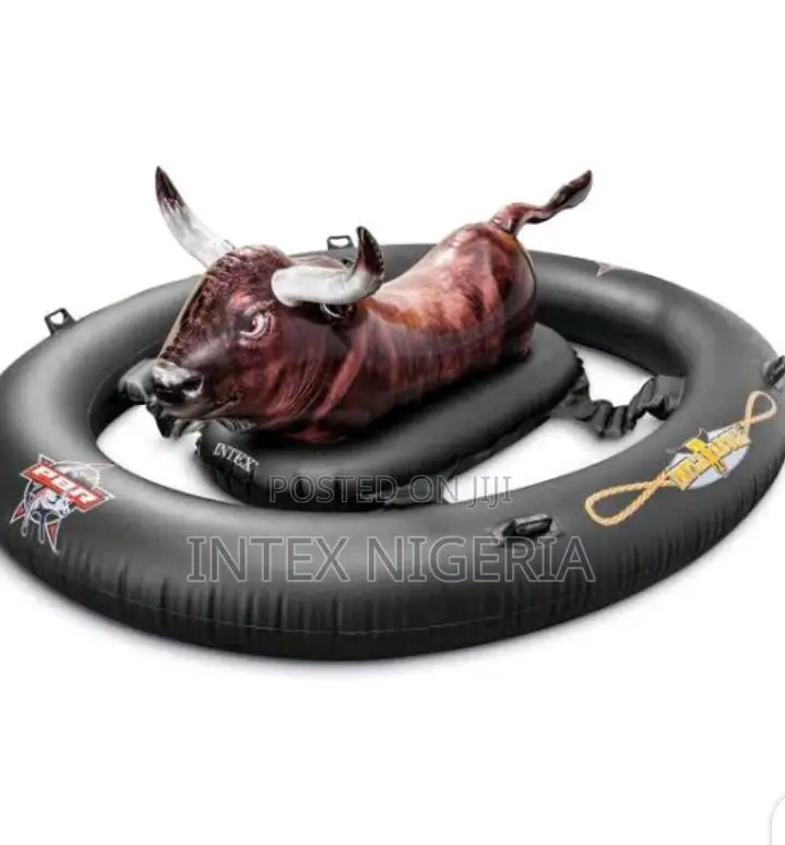 Intex Inflatabull Bull Rodeo Black Swimming Float