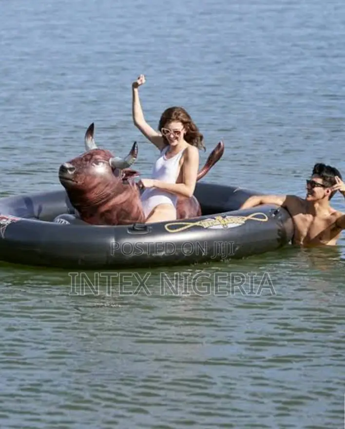 Intex Inflatabull Bull Rodeo Black Swimming Float