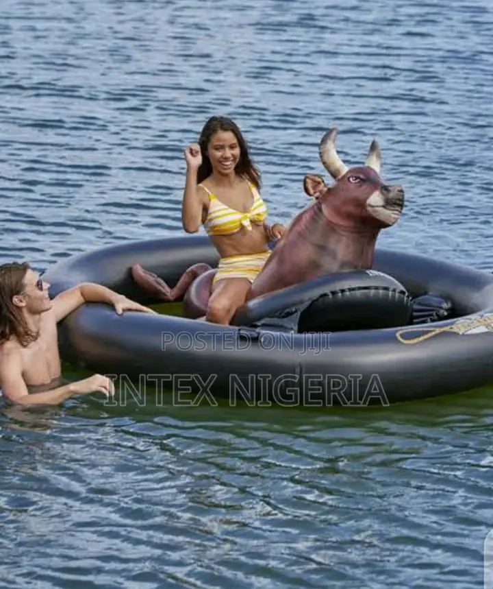 Intex Inflatabull Bull Rodeo Black Swimming Float