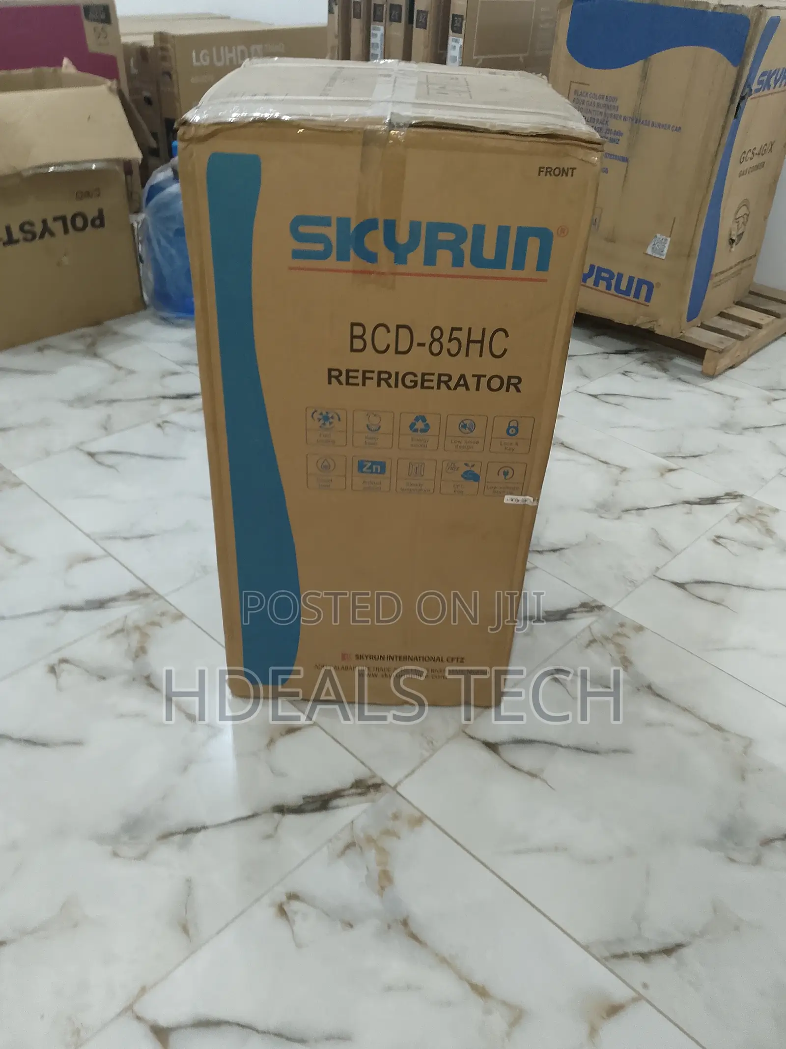 Fast Cooling Double Door 90 Litres SKYRUN Refrigerator.