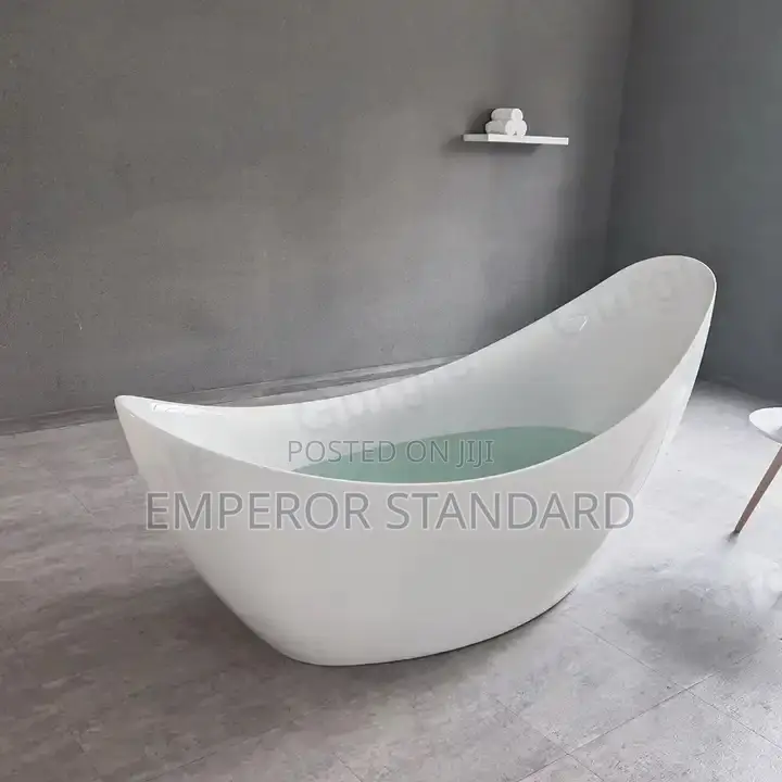 Bathtub White Indoor Acrylic Bathroom Soaking Corner Bathtub