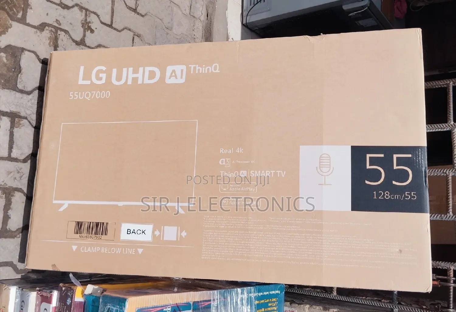 55" LG Smart Uhd Television + Netflix+ Youtube+ Warranty