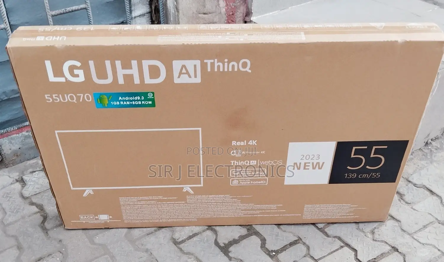 55" LG Smart Uhd Television With 2years Warranty