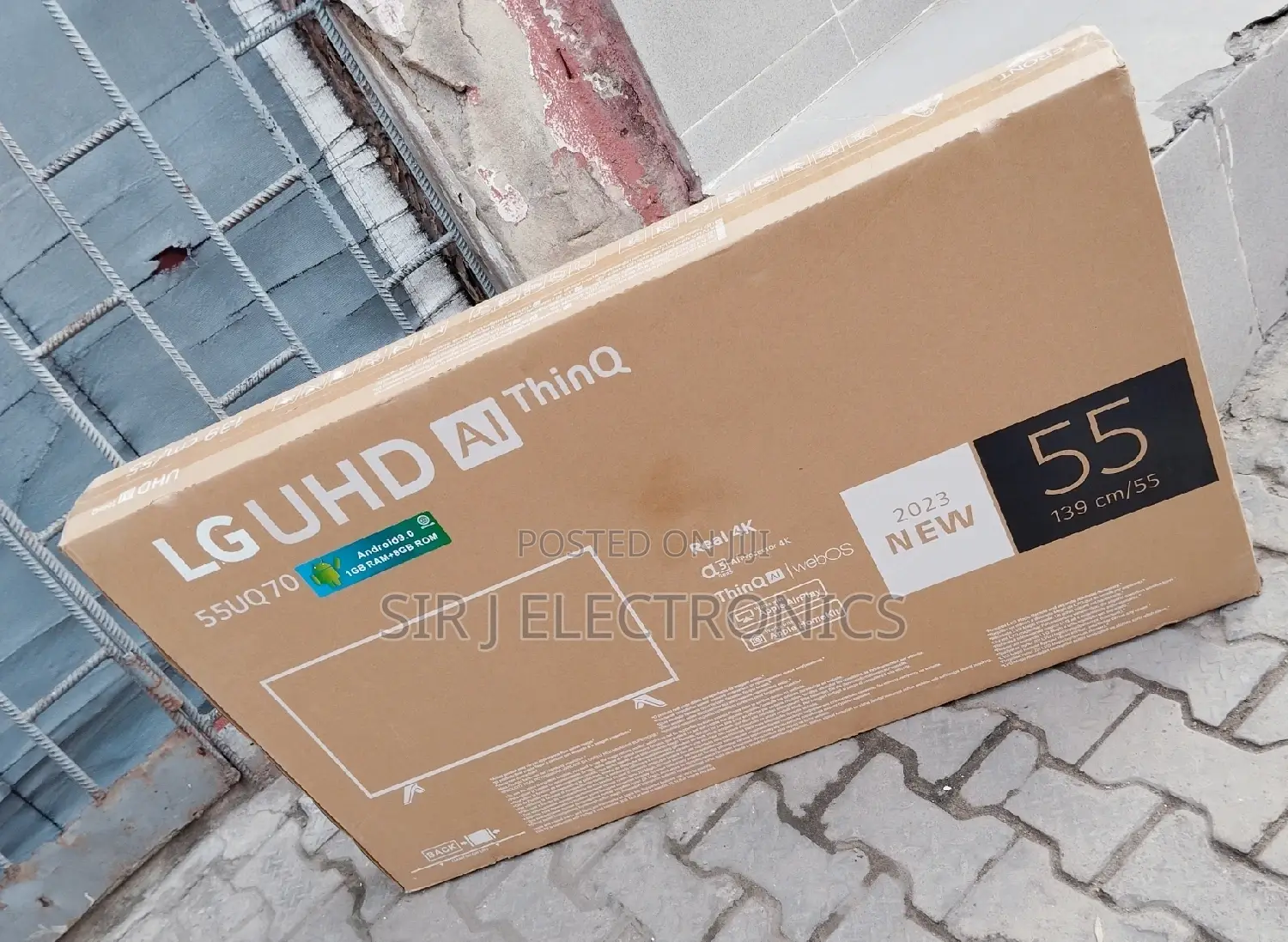 55" LG Smart Uhd Television With 2years Warranty